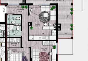 Тристаен апартамент - София, Дървеница