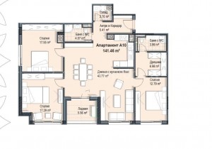 Четиристаен апартамент - София, Кръстова вада