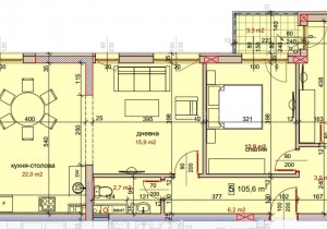 Two bedroom apartment - Sofia, Manastirski livadi - east