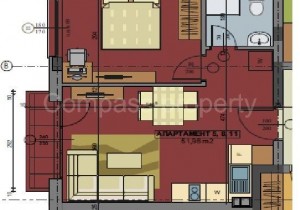 Двустаен апартамент - София, Банишора ул. Козлодуй