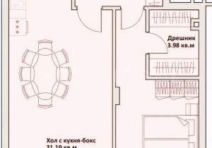 Двустаен апартамент - София, Витоша ул. Могилата